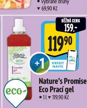   Nature's Promise Eco Prací gel  1 l