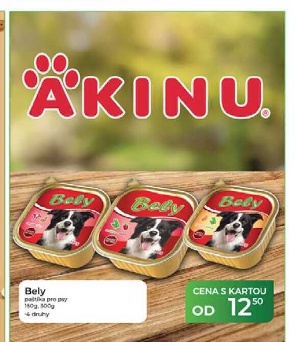 Akinu Bely paštika pro psy 150g, 300g