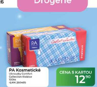 PA Kosmetické Ubrousky Comfort Collection Krabice 100ks