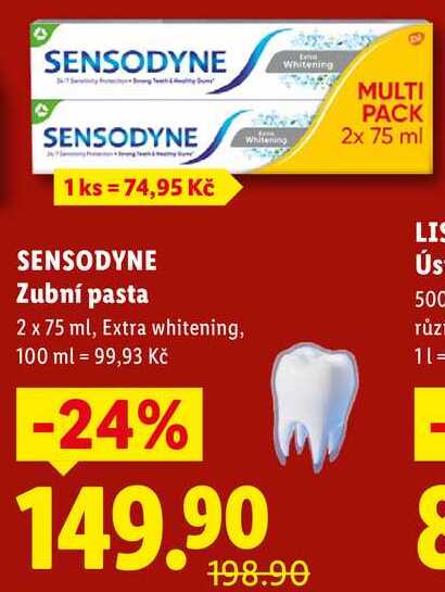SENSODYNE Zubní pasta, 2x 75 ml