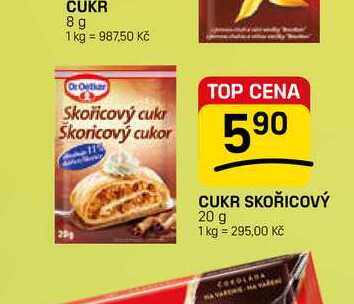 CUKR SKOŘICOVÝ 20 g