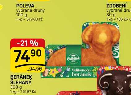 BERÁNEK ŠLEHANÝ 300 g