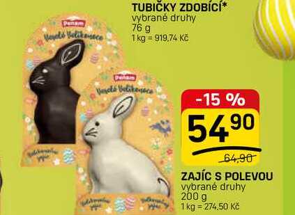 ZAJÍC S POLEVOU vybrané druhy 200 g