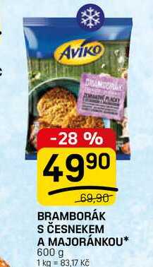 BRAMBORÁK S ČESNEKEM A MAJORÁNKOU 600 g 