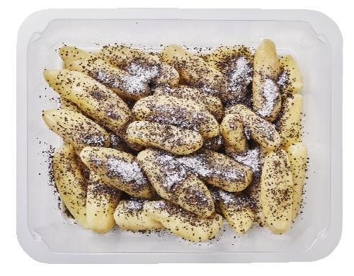 Bramborové šišky sypané mákem