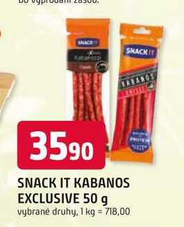 SNACK IT KABANOS EXCLUSIVE 50 g 