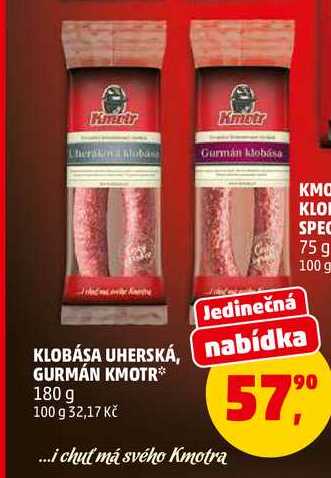 KLOBÁSA UHERSKÁ, 180 g