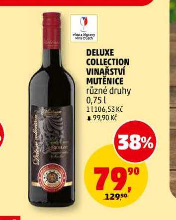 DELUXE COLLECTION VINAŘSTVÍ MUTĚNICE, 0,75 l