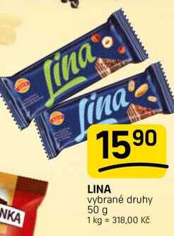 LINA vybrané druhy 50 g 