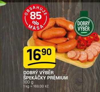 DOBRÝ VÝBĚR ŠPEKÁČKY PRÉMIUM 100 g