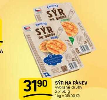SÝR NA PÁNEV 2x50g