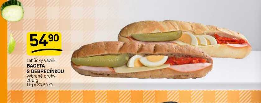 BAGETA S DEBRECÍNKOU vybrané druhy 200 g 