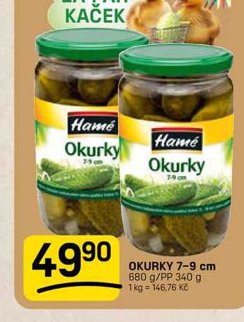 OKURKY 7-9 cm 680 g/PP 340 g 