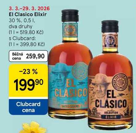 El Clasico Elixir 30%, 0,5 l