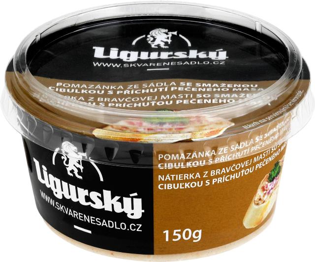 Ligurský Pomazánka ze sádla s cibulkou, př. Masa