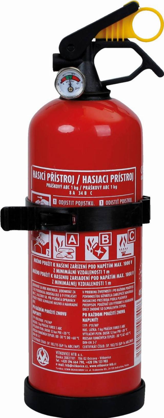 Hasicí přístroj práškový 1kg