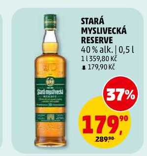 STARÁ MYSLIVECKÁ RESERVE, 0,5 l