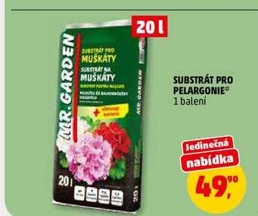 SUBSTRÁT PRO PELARGONIE, 20 l