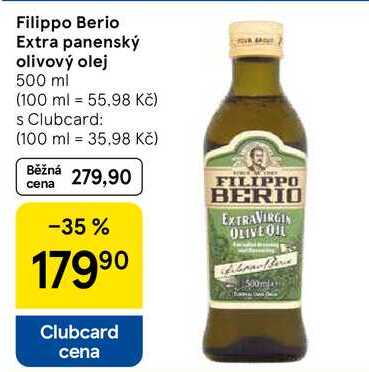 Filippo Berio Extra panenský olivový olej, 500 ml  