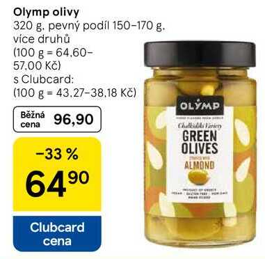 Olymp olivy, 320 g. pevný podíl 150-170 g 