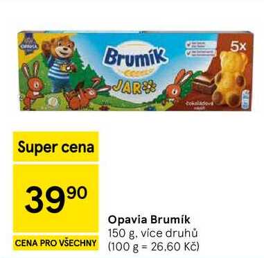 Opavia Brumik, 150 g, více druhů 