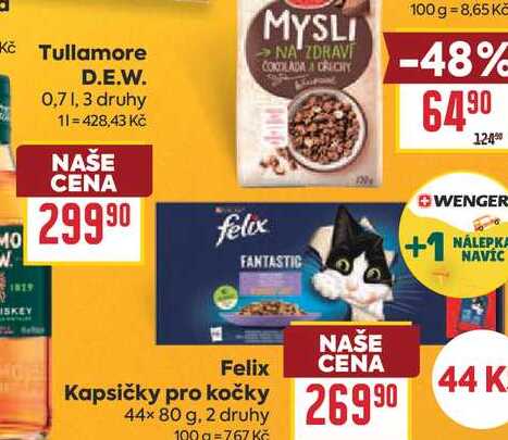 Felix Kapsičky pro kočky 44x 80 g