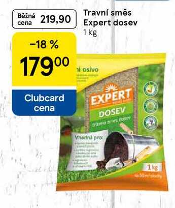Travní směs Expert dosev, 1 kg 