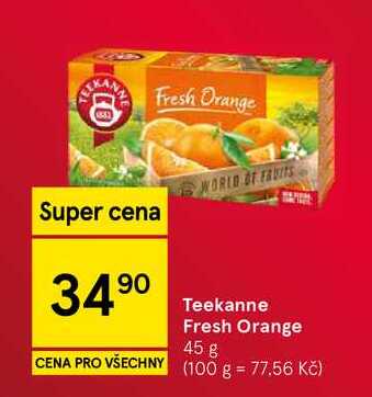 Teekanne Fresh Orange, 45 g