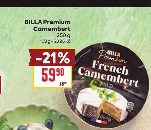 BILLA Premium Camembert 250 g 