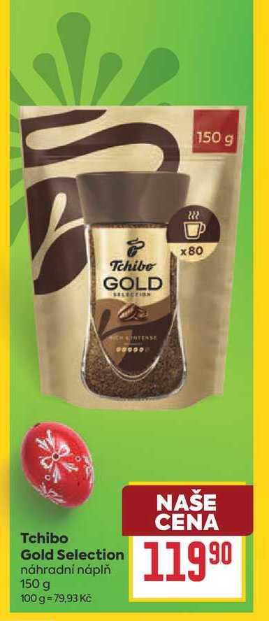 Tchibo Gold Selection náhradní náplň 150 g 