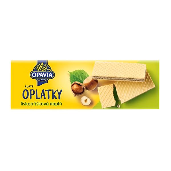 Opavia Zlaté Oplatky lískooříšková náplň
