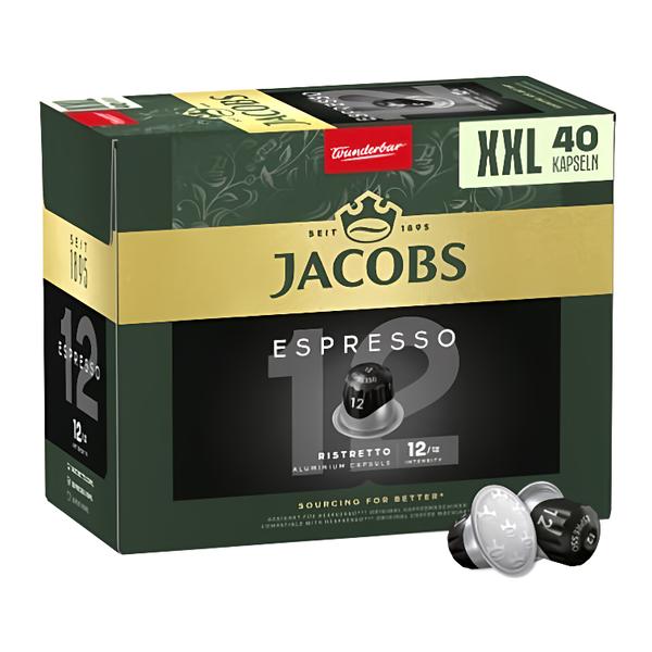Jacobs Espresso 12 Ristretto (kapsle pro Nespresso®*Original kávovary) XXL balení