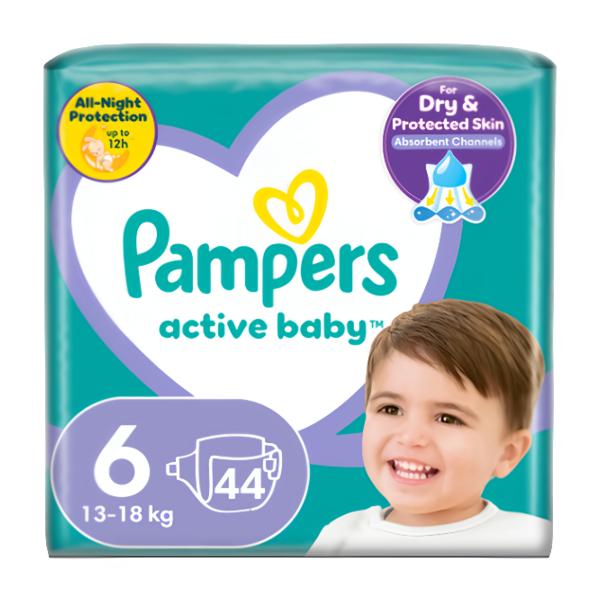 Pampers Plenky Active baby, vel. 6 (13-18 kg)