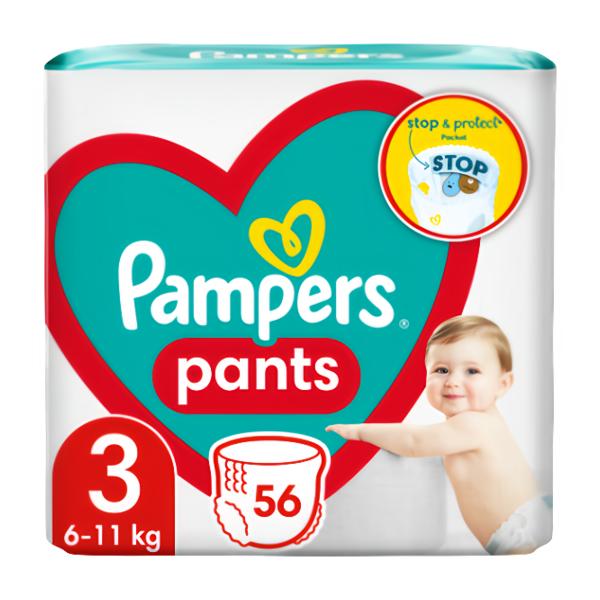 Pampers Pants Plenkové kalhotky vel. 3 (6-11 kg)