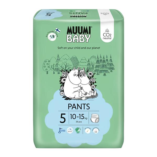 Muumi Baby Pants Maxi+ kalhotkové EKO pleny vel. 5 (10-15 kg)