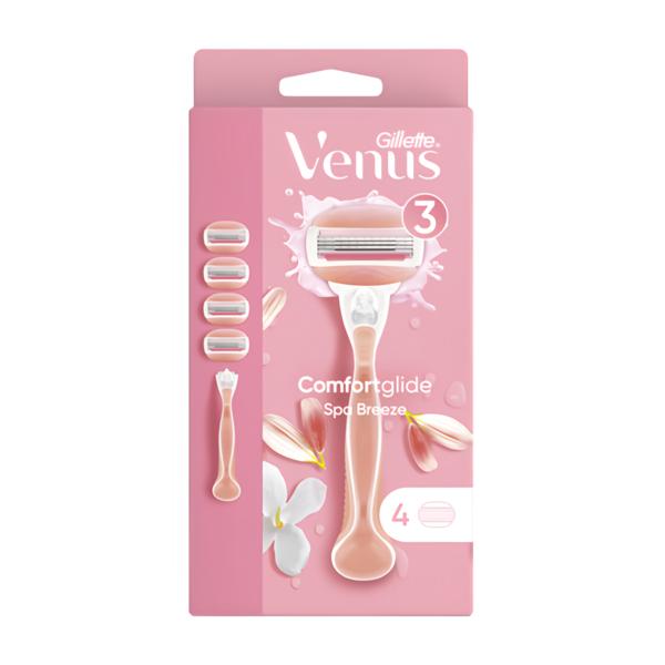 Gillette Venus ComfortGlide Spa Breeze strojek + 4 náhradní hlavice
