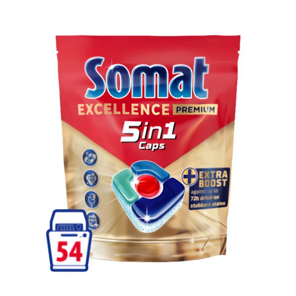 Somat Excellence 5v1 kapsle do myčky
