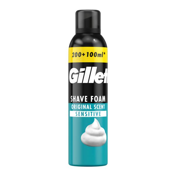 Gillette Sensitive Pěna na holení (200 ml + 100 ml)