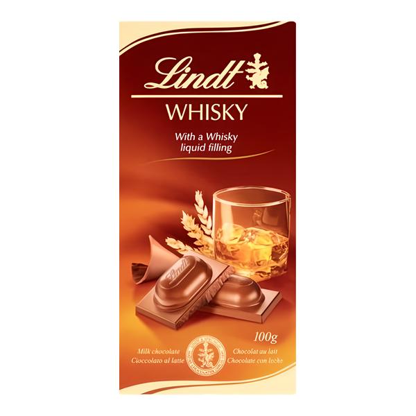 Lindt Mléčná čokoláda  s whisky