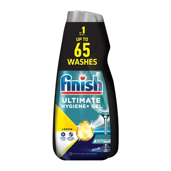Finish Ultimate Hygiene+ gel – Lemon (2x 650 ml)