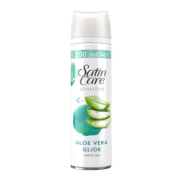 Satin Care Sensitive skin gel na holení s aloe vera