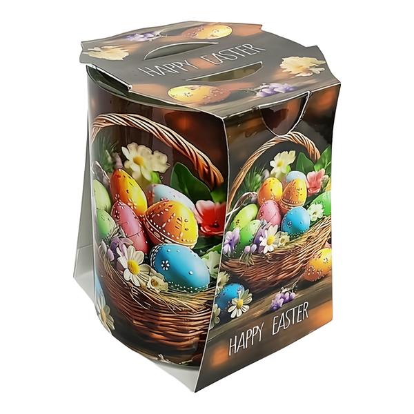 Verona Easter Basket, vonná svíčka, sklo 73x77 mm