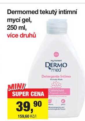 Dermomed tekutý intimní mycí gel, 250 ml