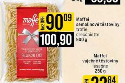 Maffei semolinové těstoviny trofie orecchiette 900g