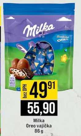 Milka Oreo vajíčka 86 g