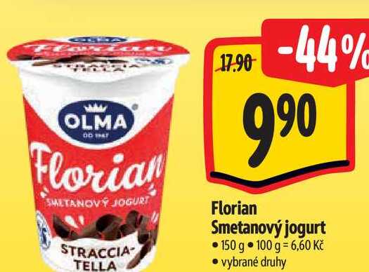  Florian Smetanový jogurt  150 g  