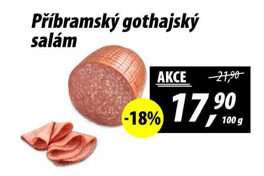 Příbramský gothajský salám, 100 g 
