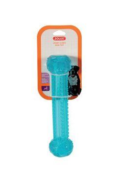 Hračka pes kost TPR POP stick 25cm tyrkys Zolux