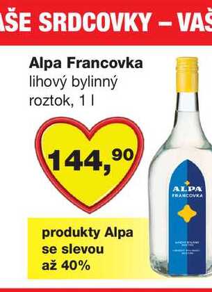 Francovka lihový bylinný roztok, 1l