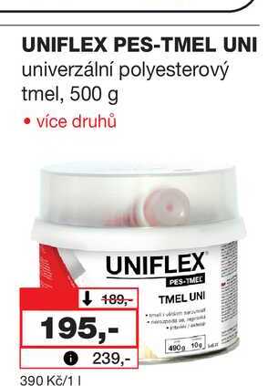 UNIFLEX PES-TMEL UNI univerzální polyesterový tmel, 500 g